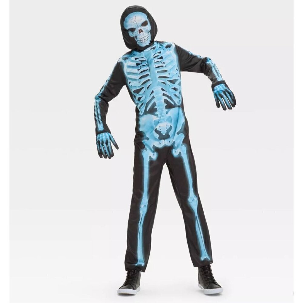 Target Kids' X-Ray Skeleton Costume Jumpsuit Hyde & EEK! Boutique™ Size Medium